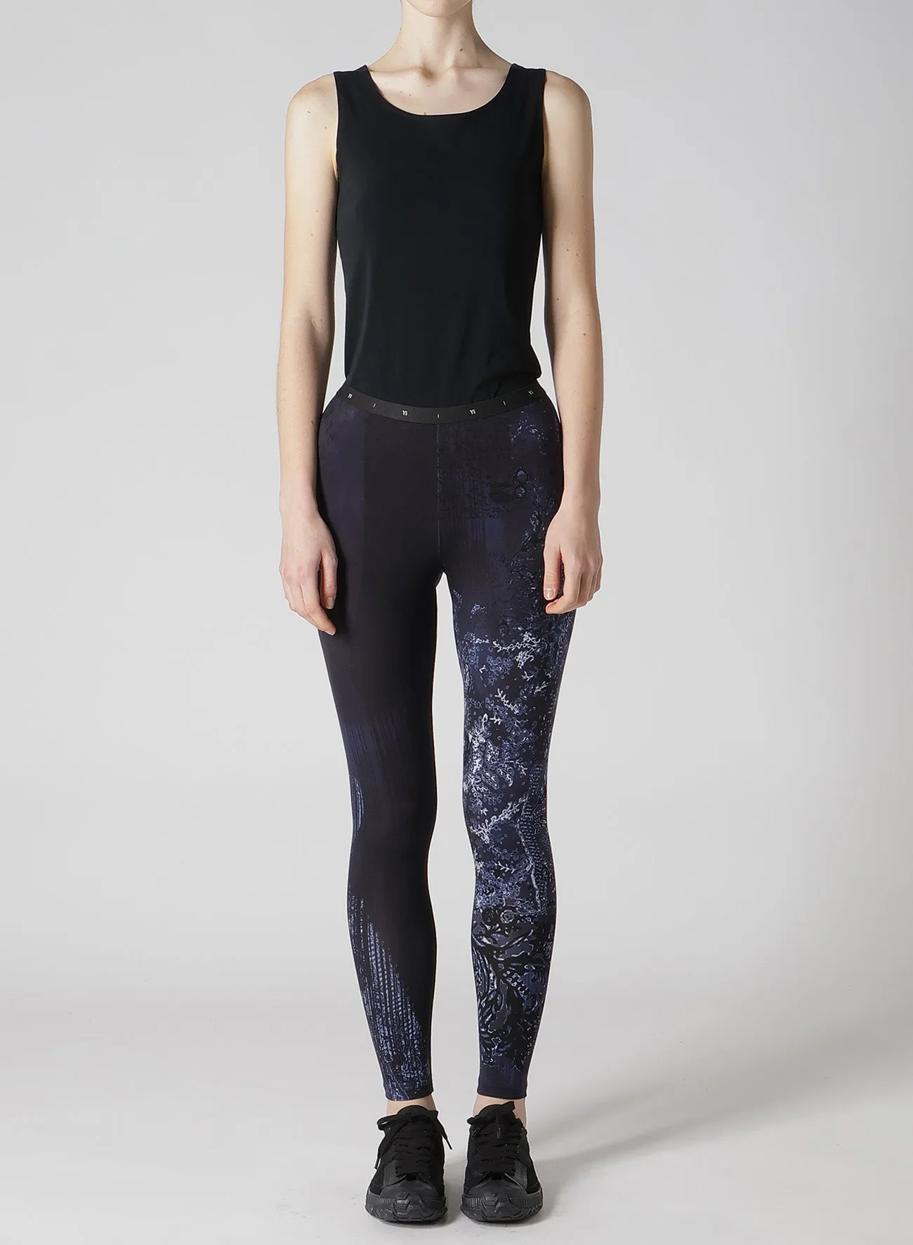 40/-RY JERSEY LACE DESIGN P LEGGINGS