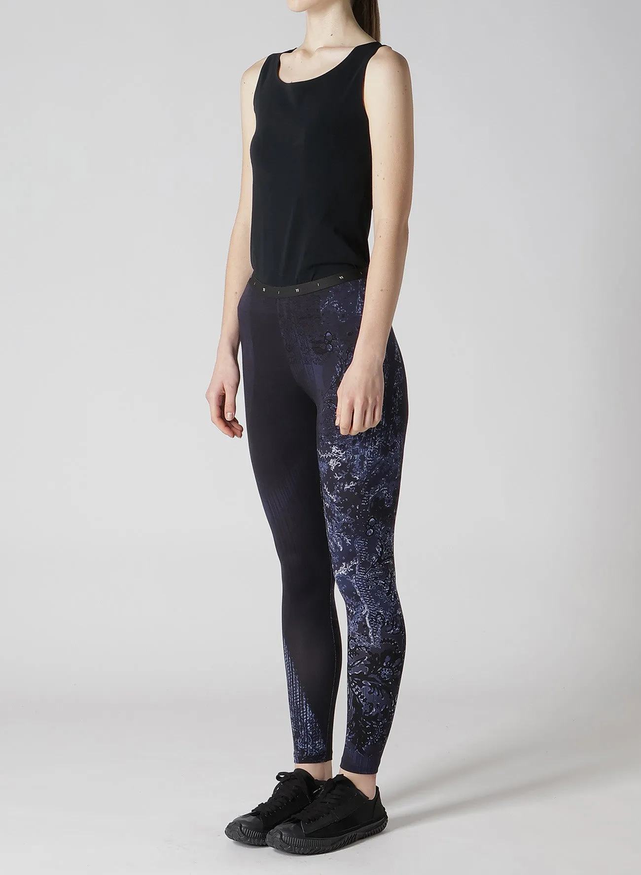 40/-RY JERSEY LACE DESIGN P LEGGINGS