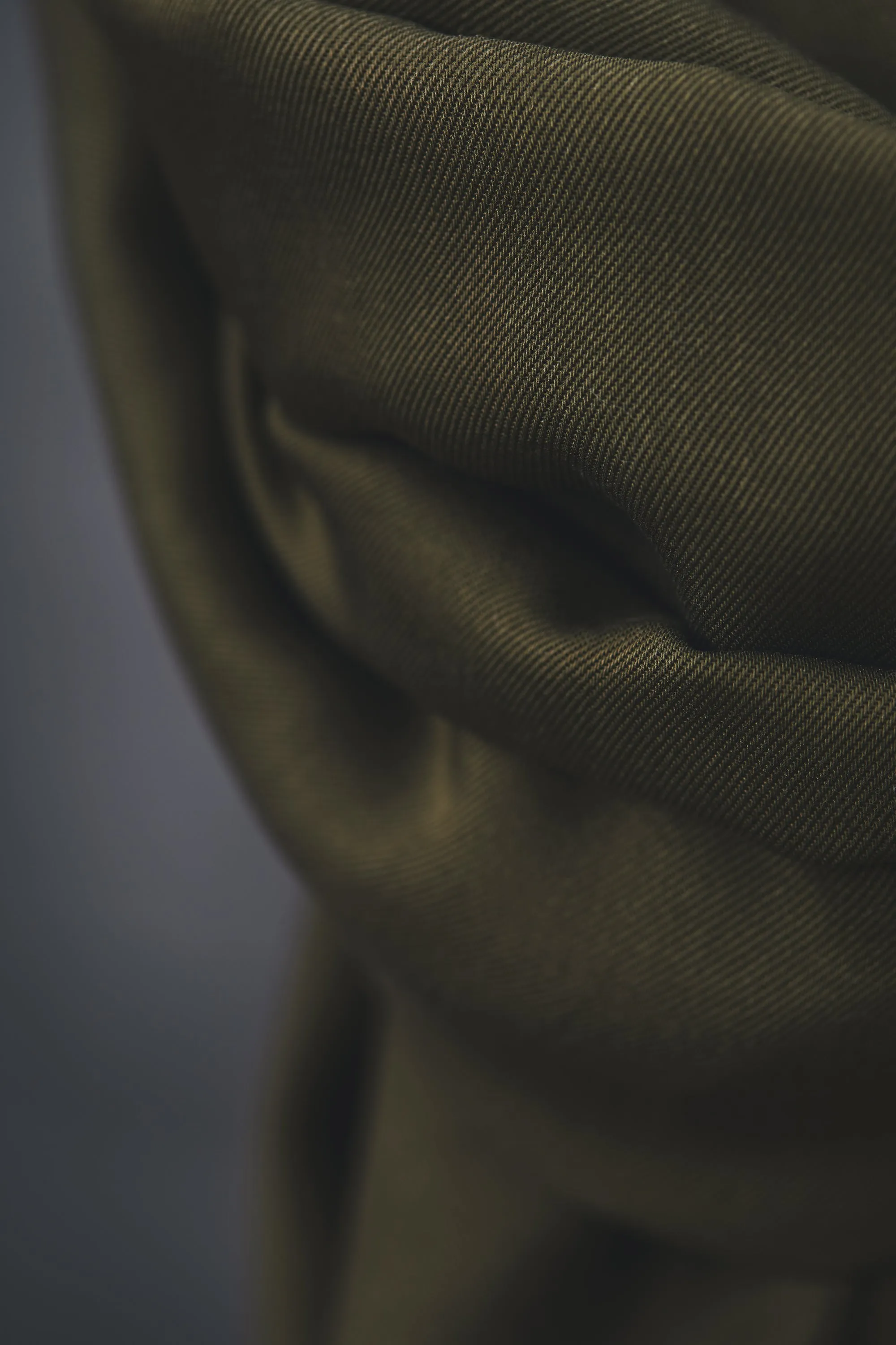 60x160 cm // Smooth Drape Twill - Khaki