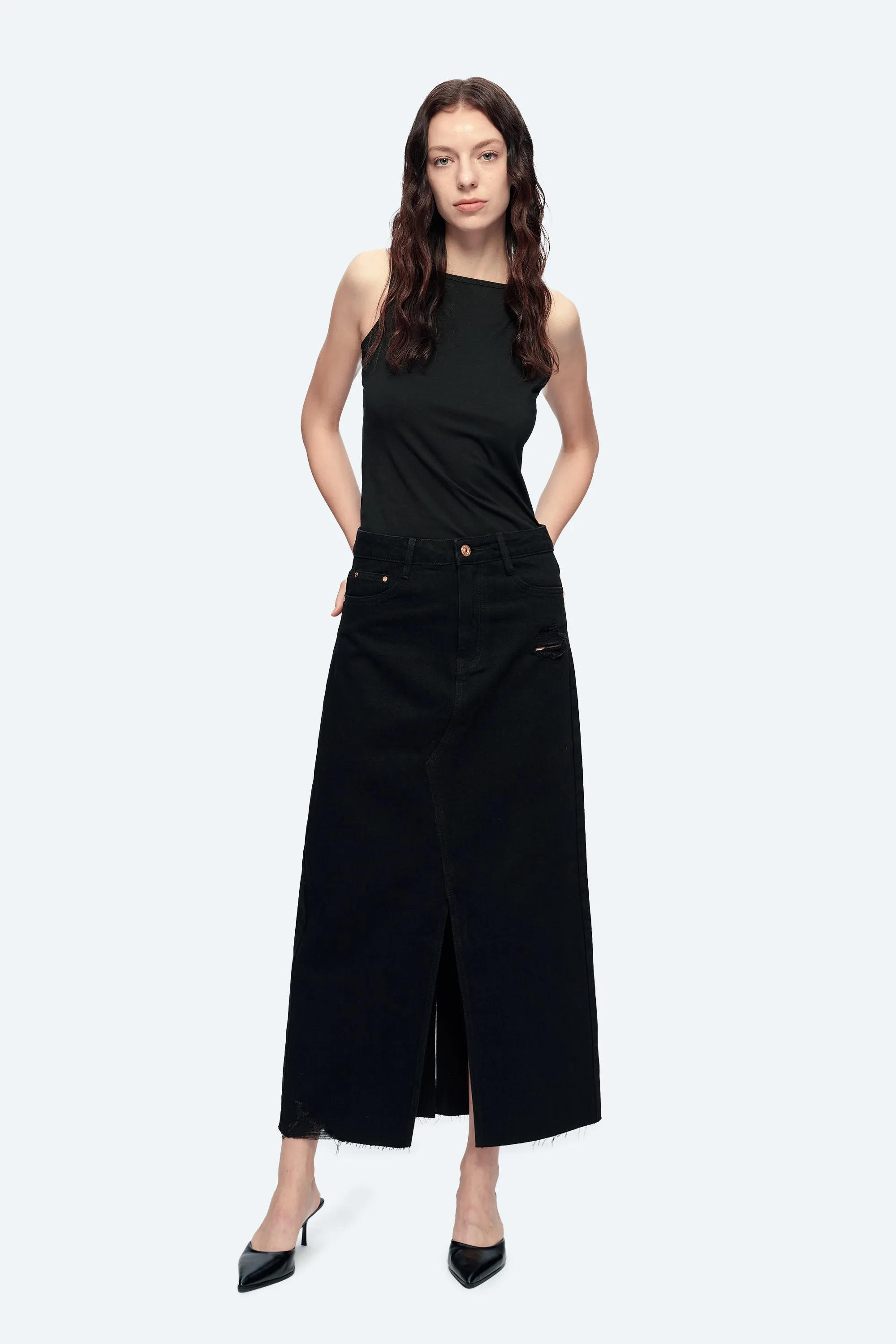 Alice Long Skirts With Slit