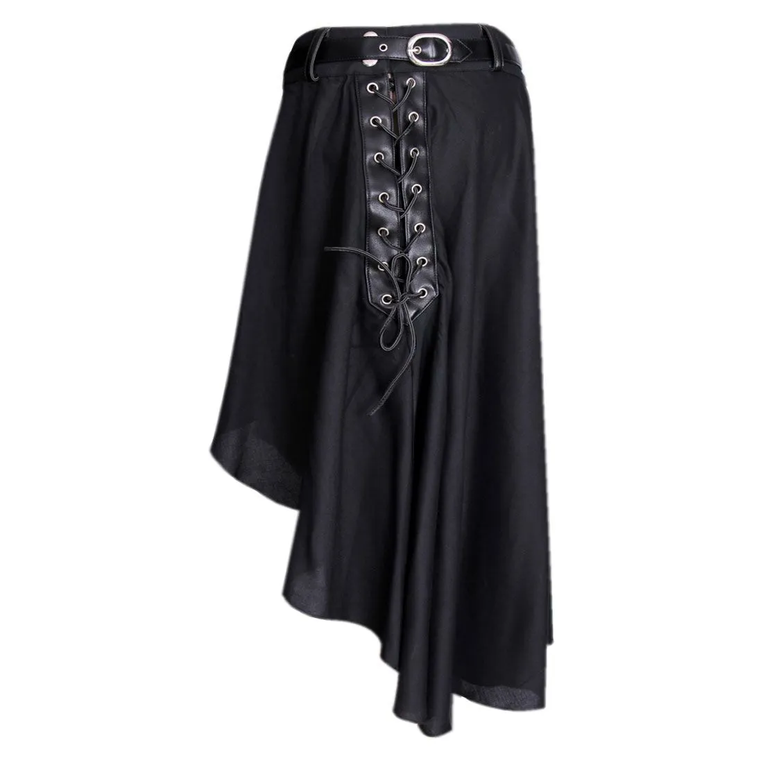 Angelonia Black Rayon Skirt