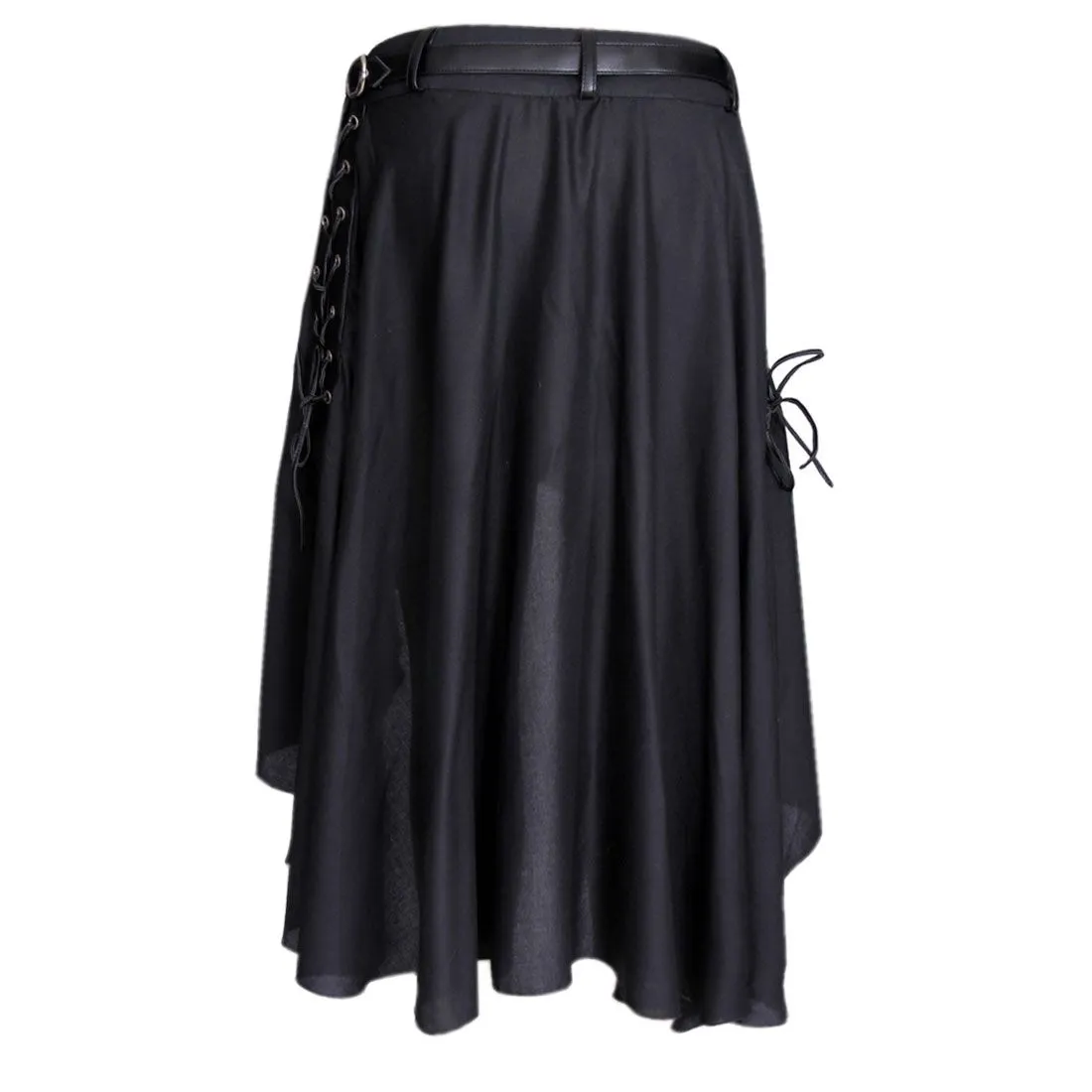 Angelonia Black Rayon Skirt