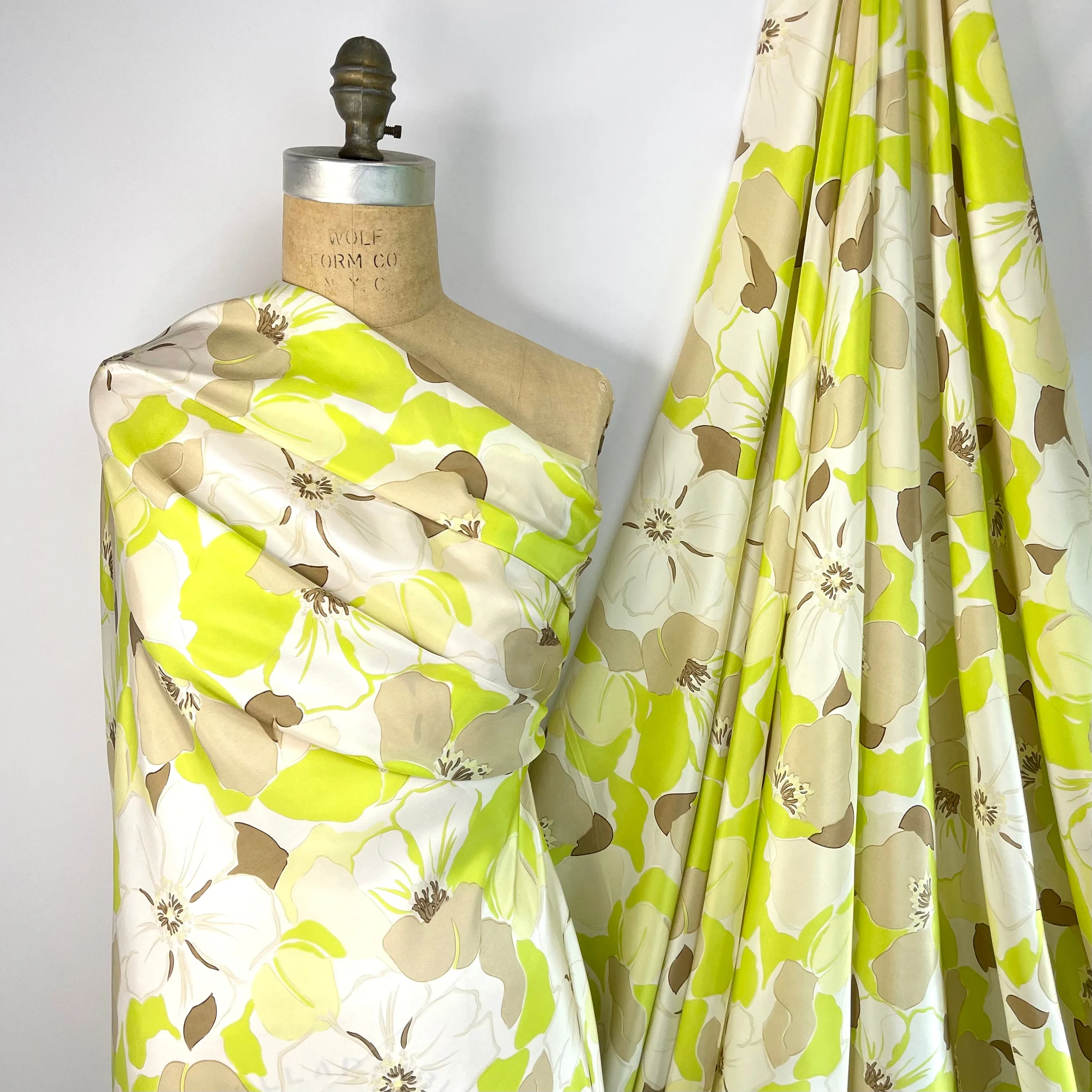 Apple Bloom Silk Crepe de Chine