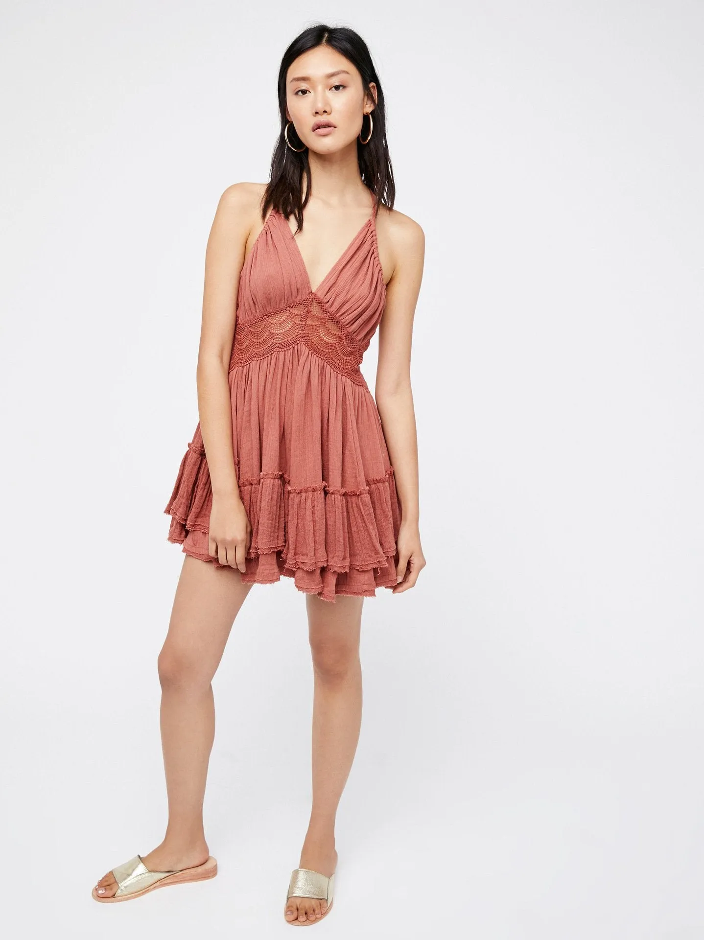 Beach skirts Vacation halter dress for cocktail