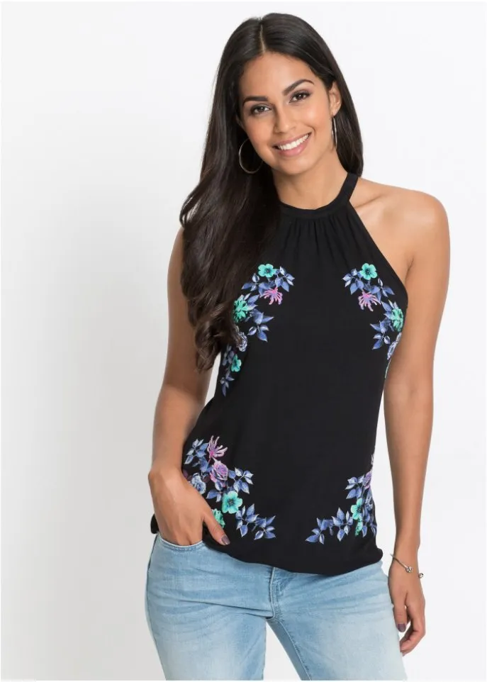 Bodyflirt top shirt, black