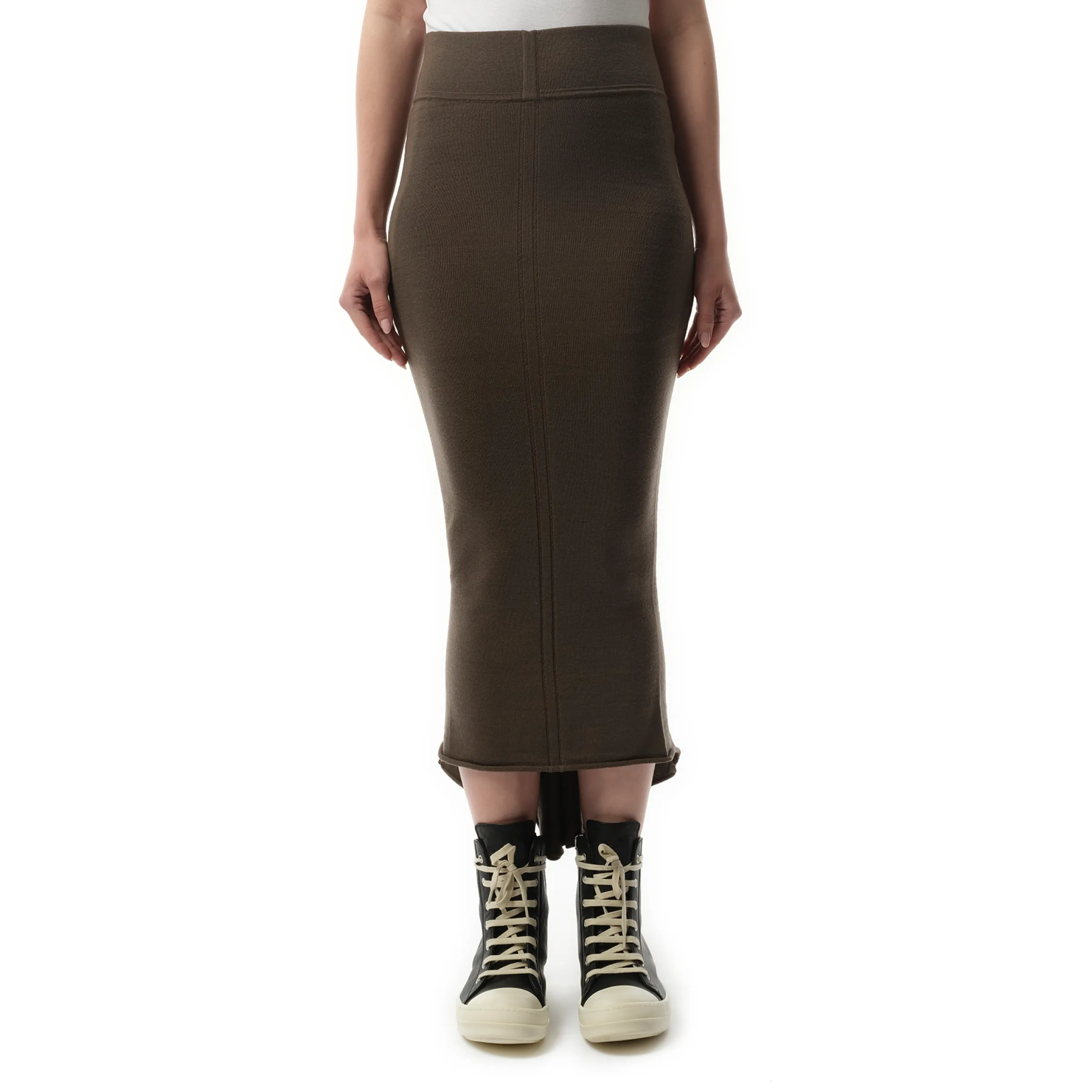 Calf Dauphine Skirt in Dust