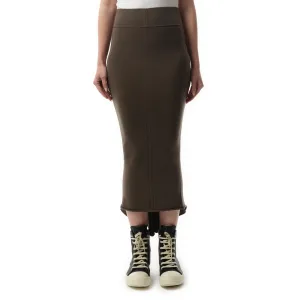 Calf Dauphine Skirt in Dust