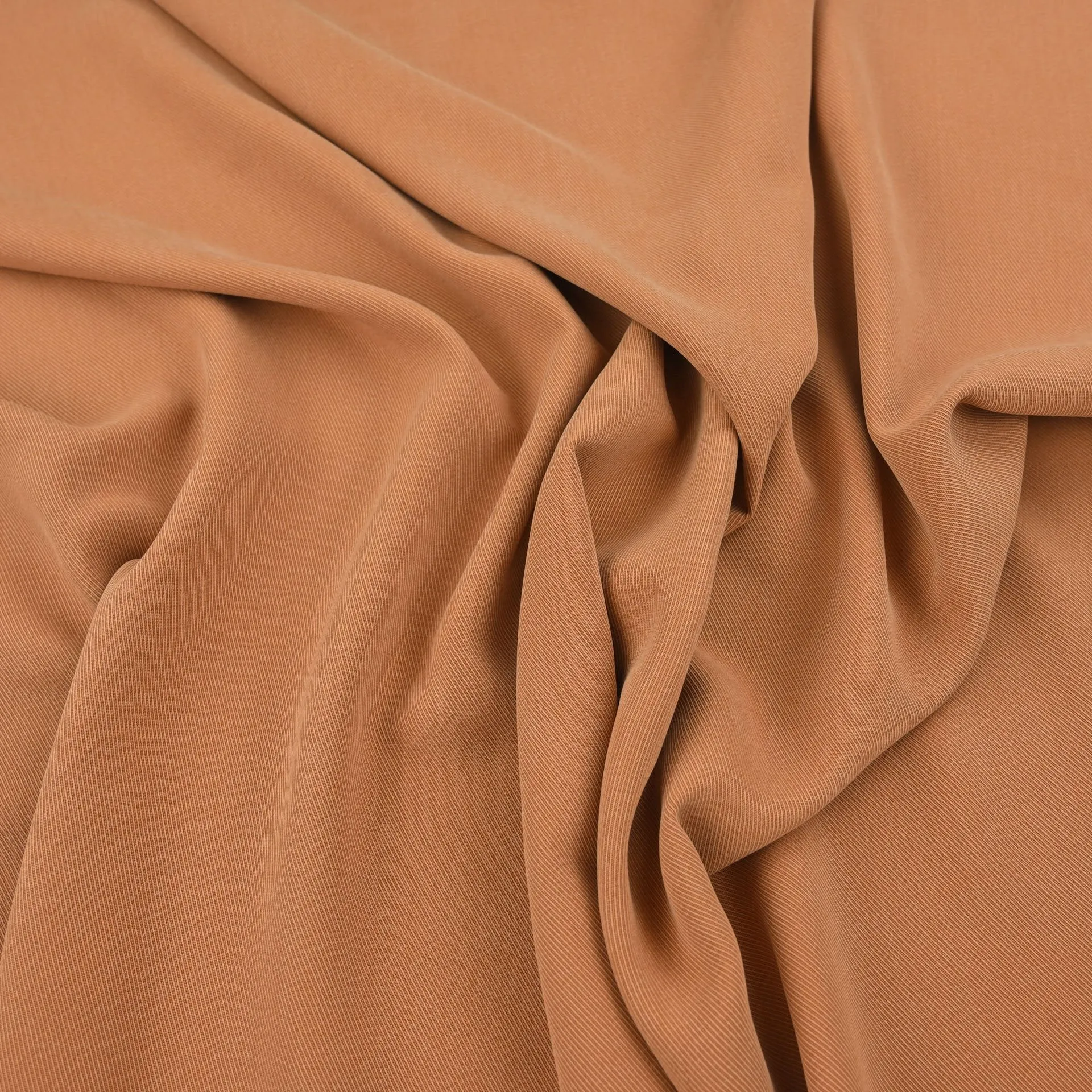 Copper Brown Twill Fabric 6183