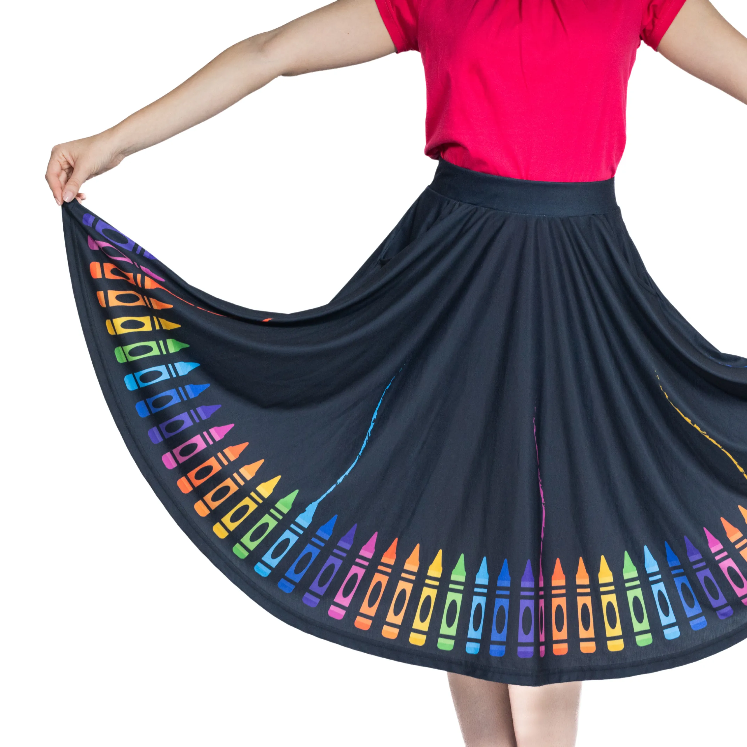 Crayons Twirl Skirt