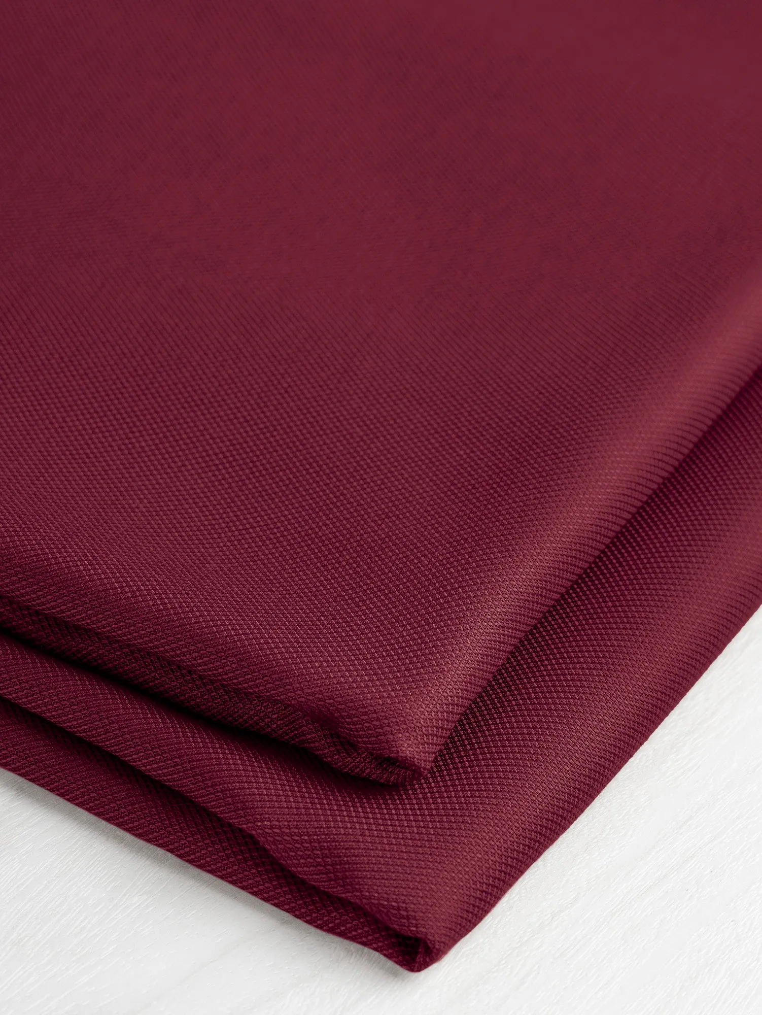 Drapey Dobby Textured Modal - Bordeaux - Swatch