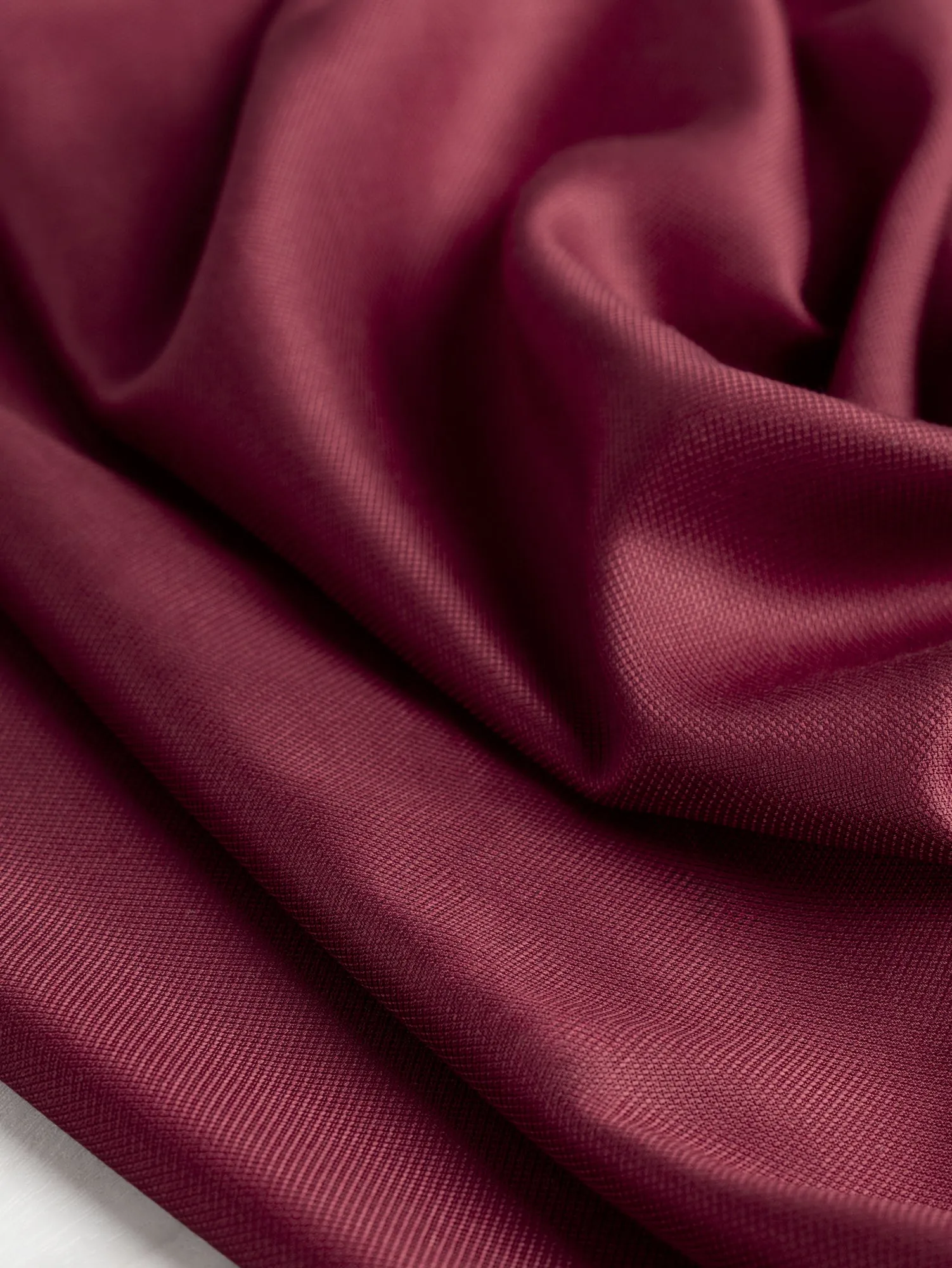 Drapey Dobby Textured Modal - Bordeaux - Swatch