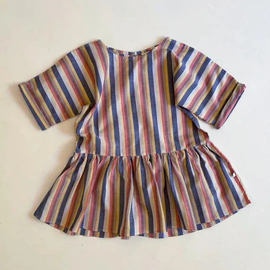 Duke & Duchesses Charlie Dress - Multi Stripe