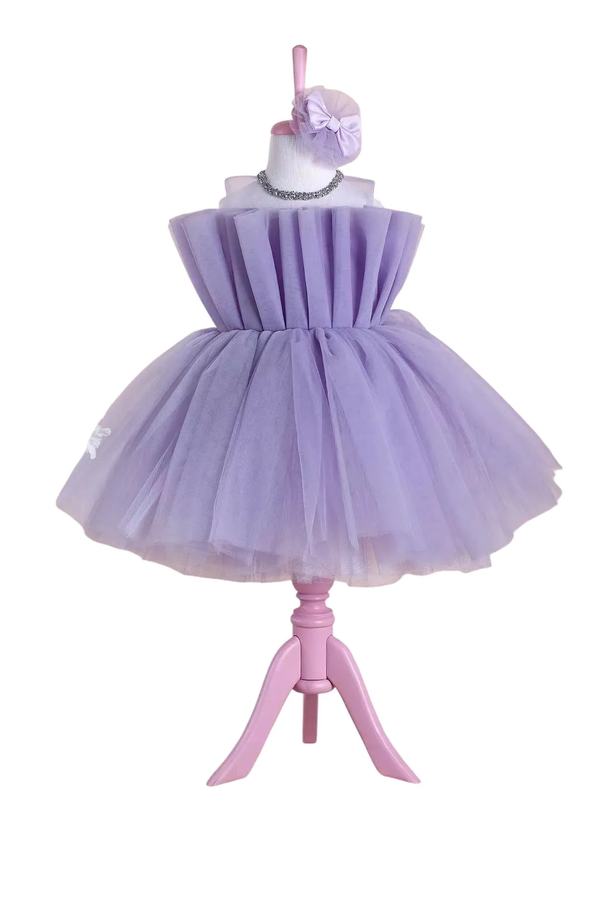 Eliza Lilac Party Dress