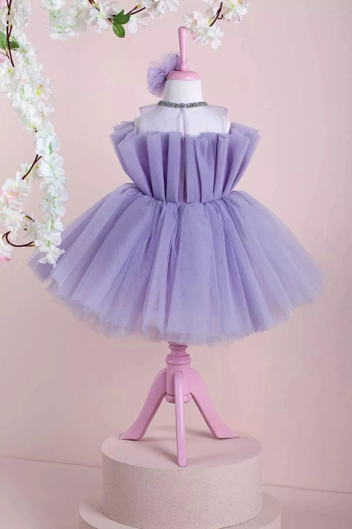 Eliza Lilac Party Dress