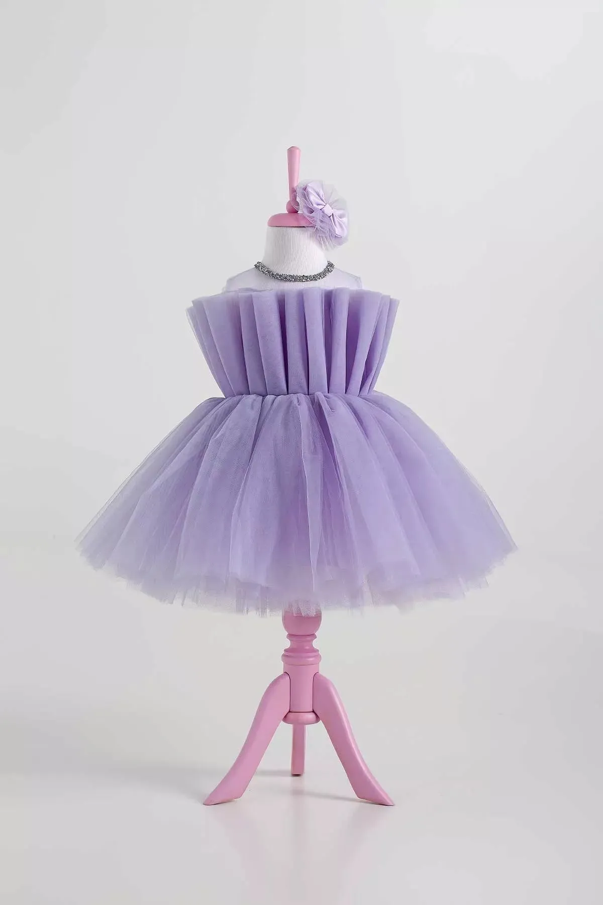 Eliza Lilac Party Dress