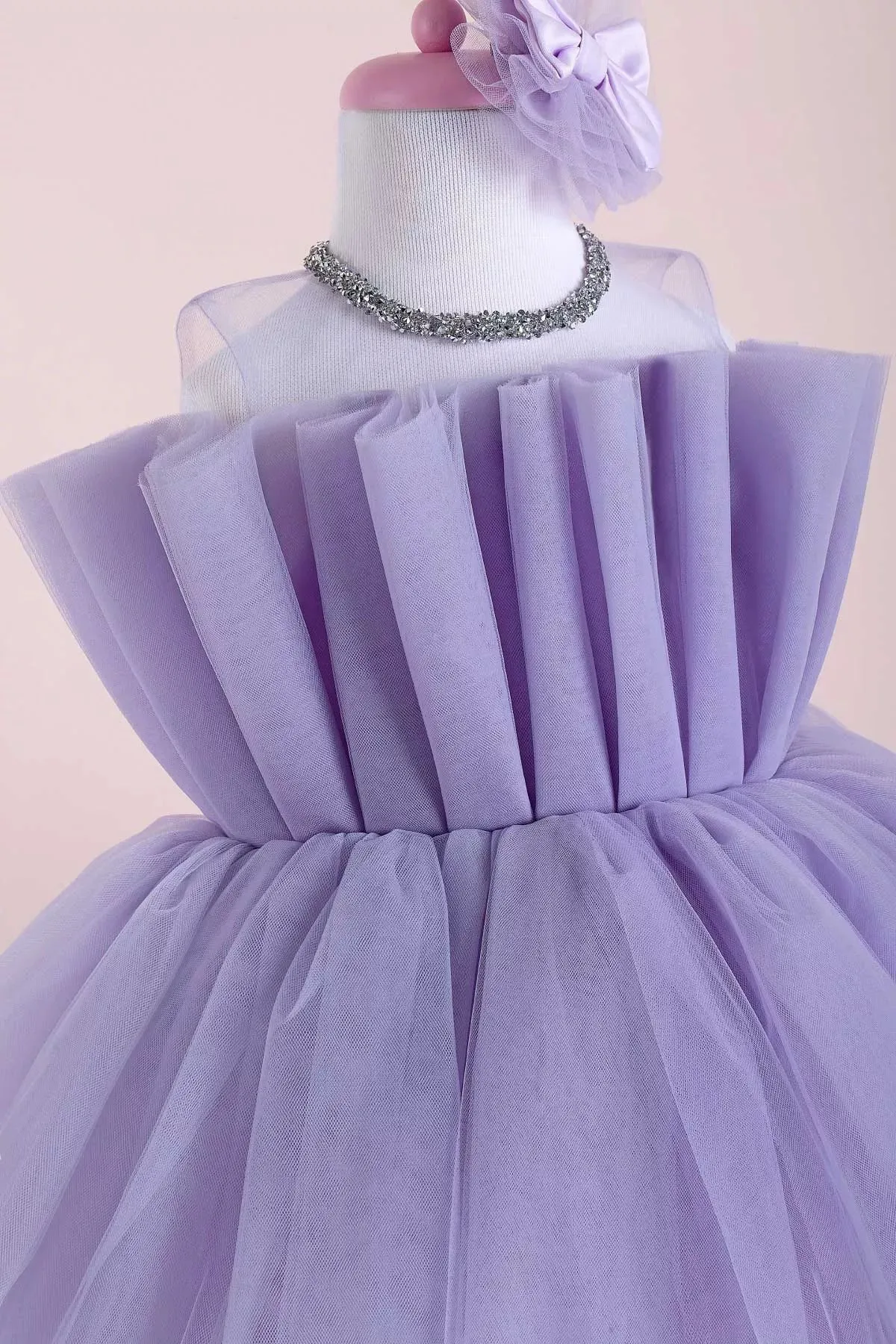 Eliza Lilac Party Dress