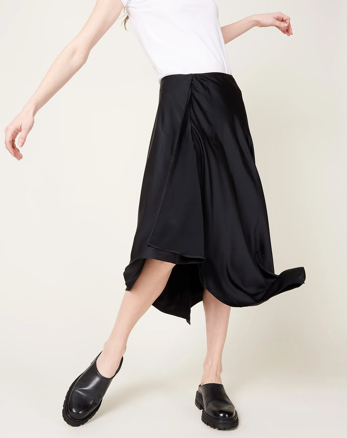 Handkerchief Skirt in Black