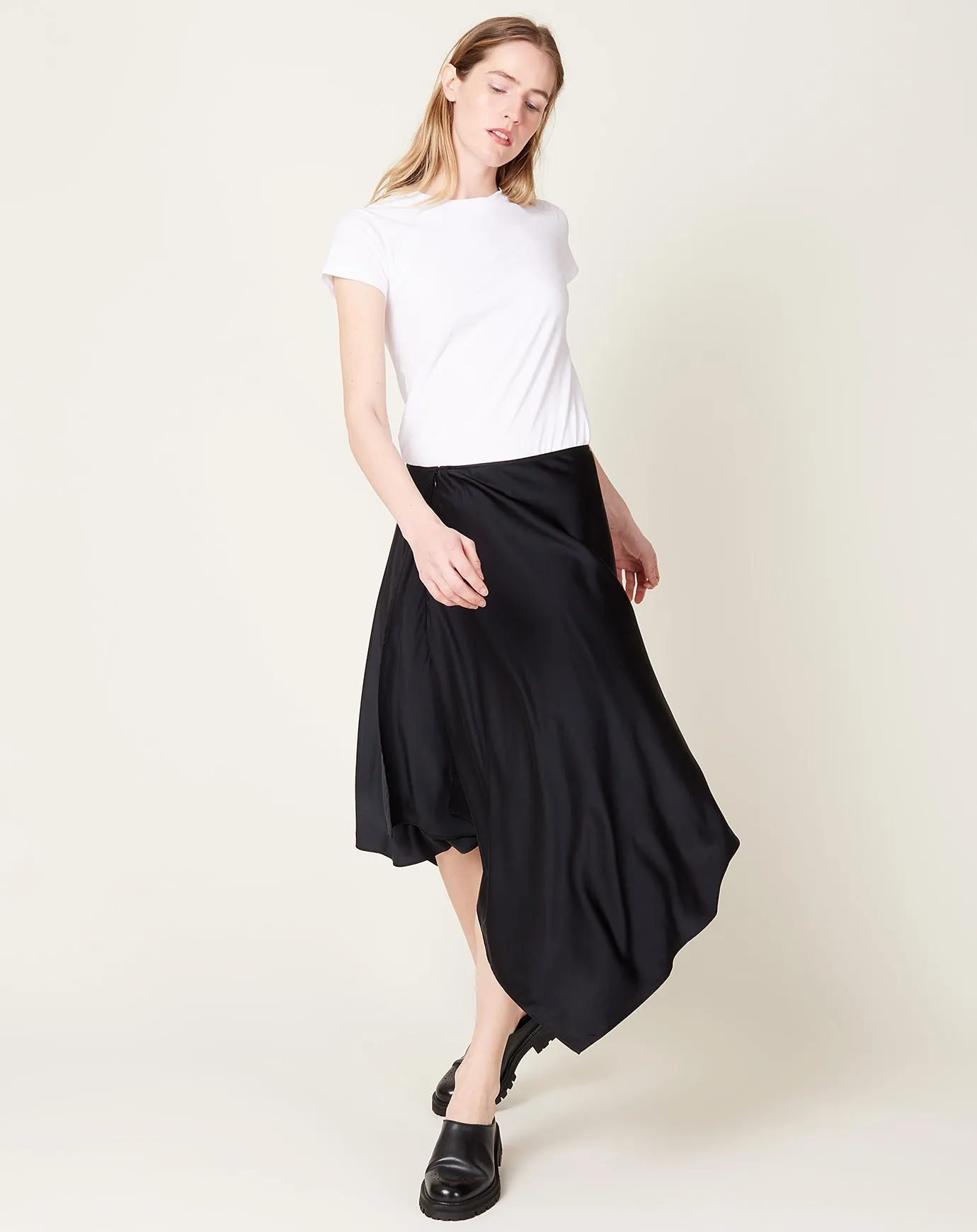 Handkerchief Skirt in Black