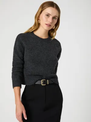 Kesia Crew Neck Cropped Sweater