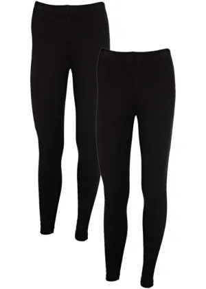 Leggings (2 pcs) Bodyflirt, black