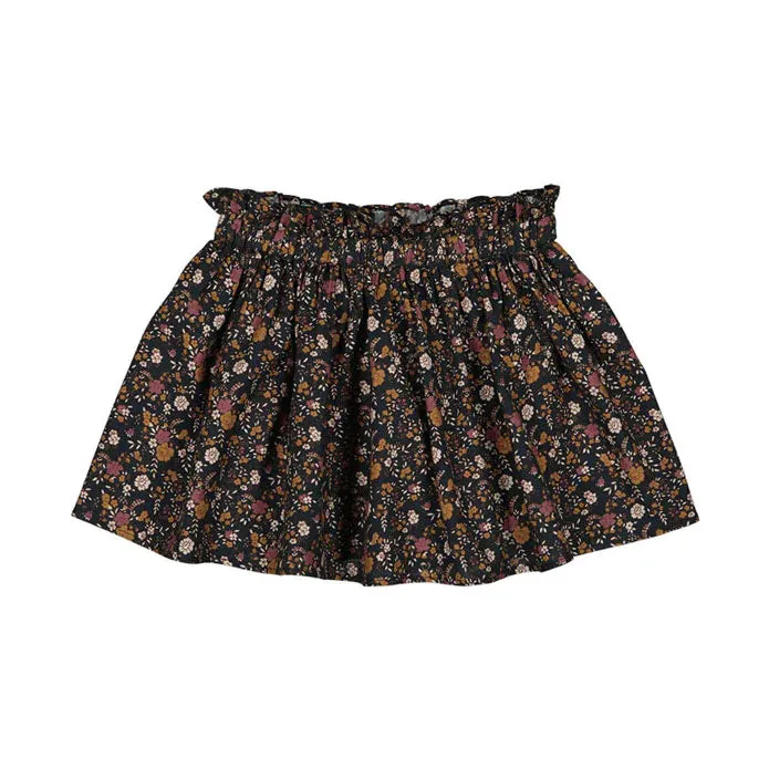 Louis Louise Skirt Artemis Black Romantic Flower