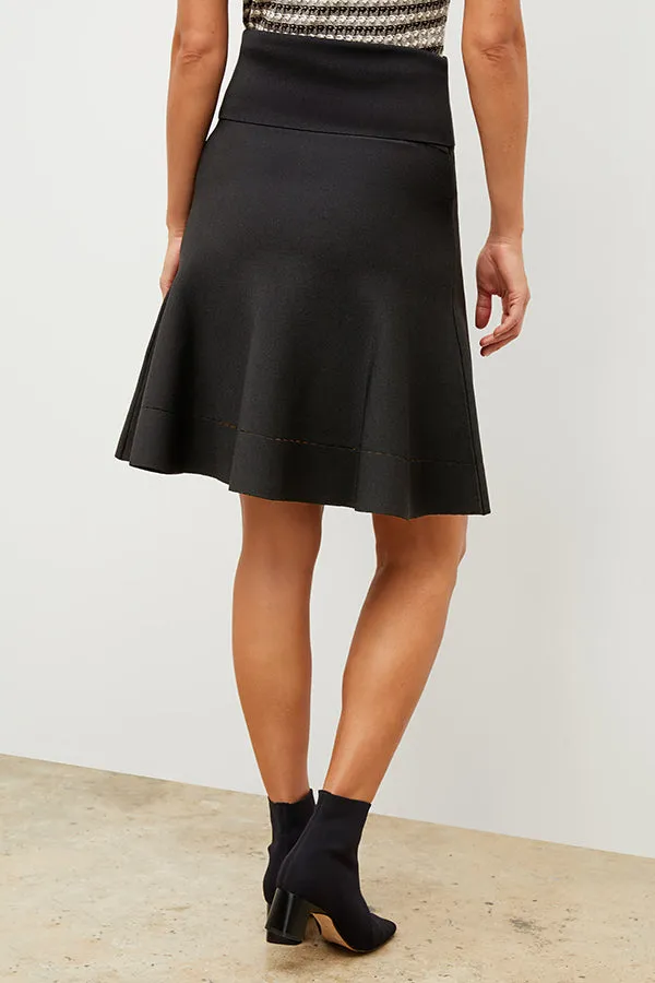 Luca Skirt - Jardigan Knit :: Black