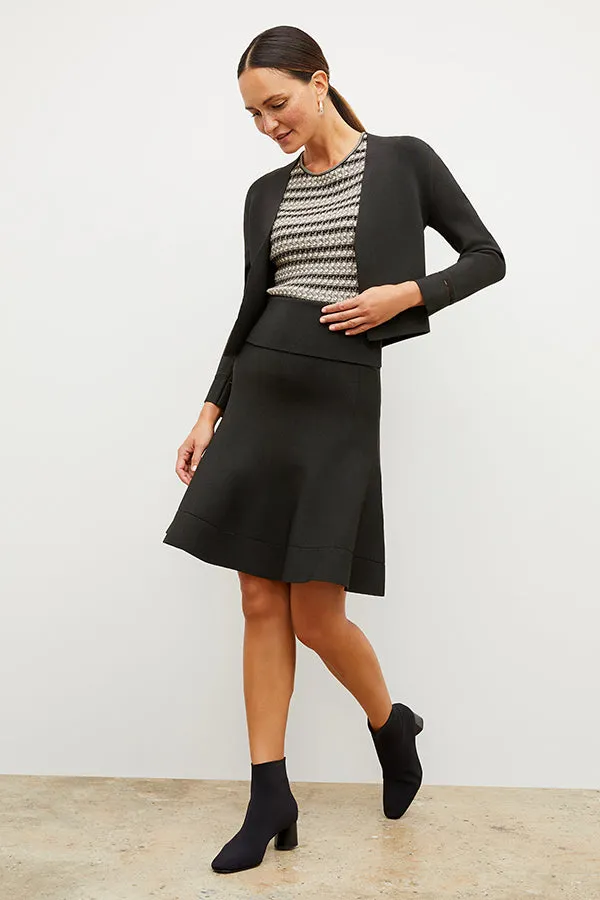 Luca Skirt - Jardigan Knit :: Black