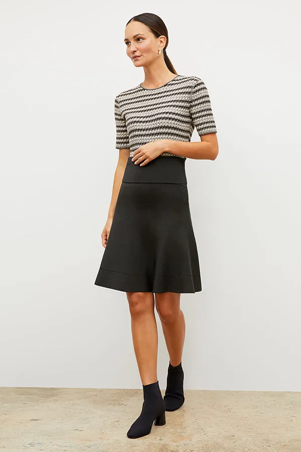 Luca Skirt - Jardigan Knit :: Black