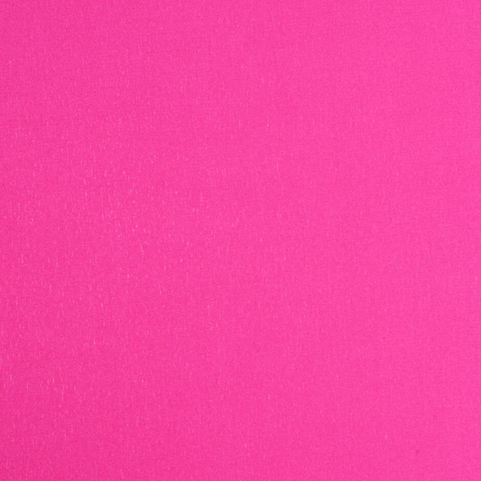 Rich Fuchsia Pink Silk Crêpe de Chine