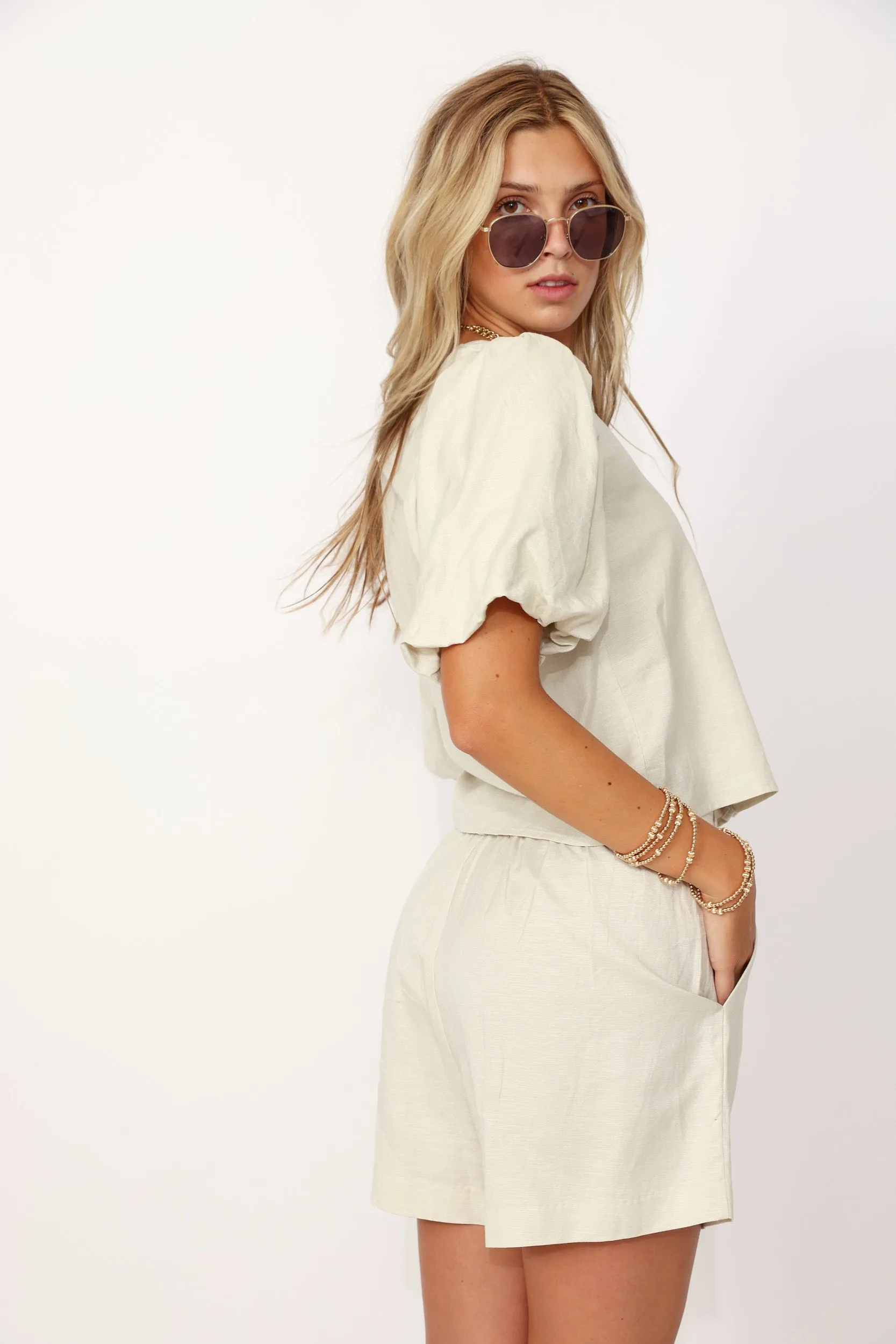 SALE - Rivera High Waist Loose Fit Shorts