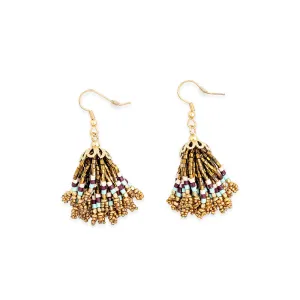 Spanish Skirts Beaded Earrings