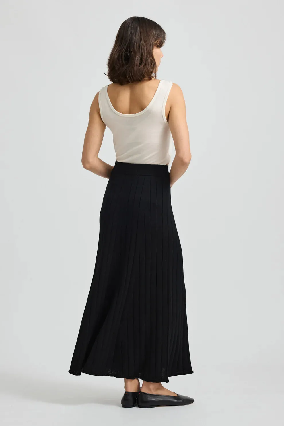 TOORALLIE Fine Rib Skirt