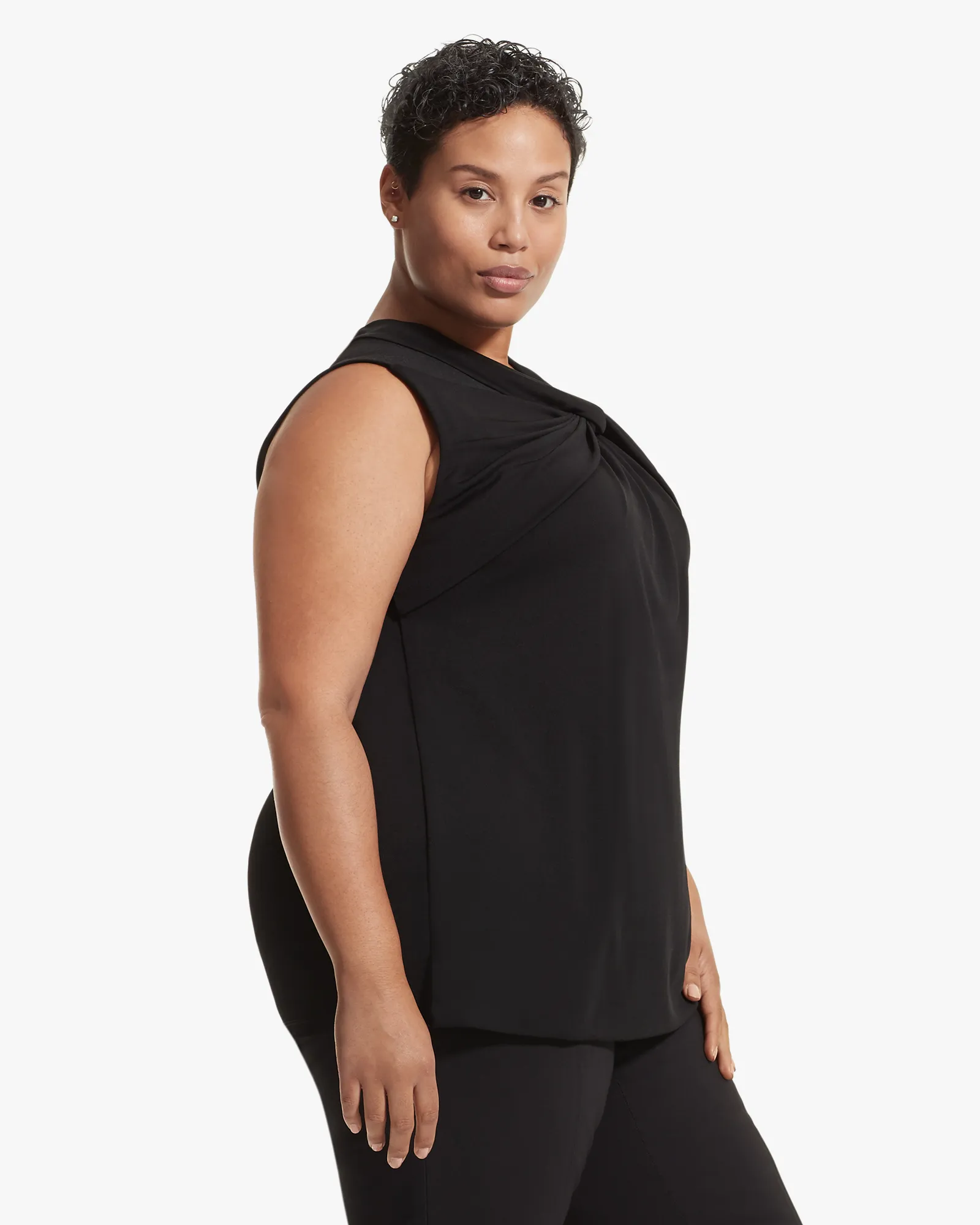 Walters Sleeveless Top | Black