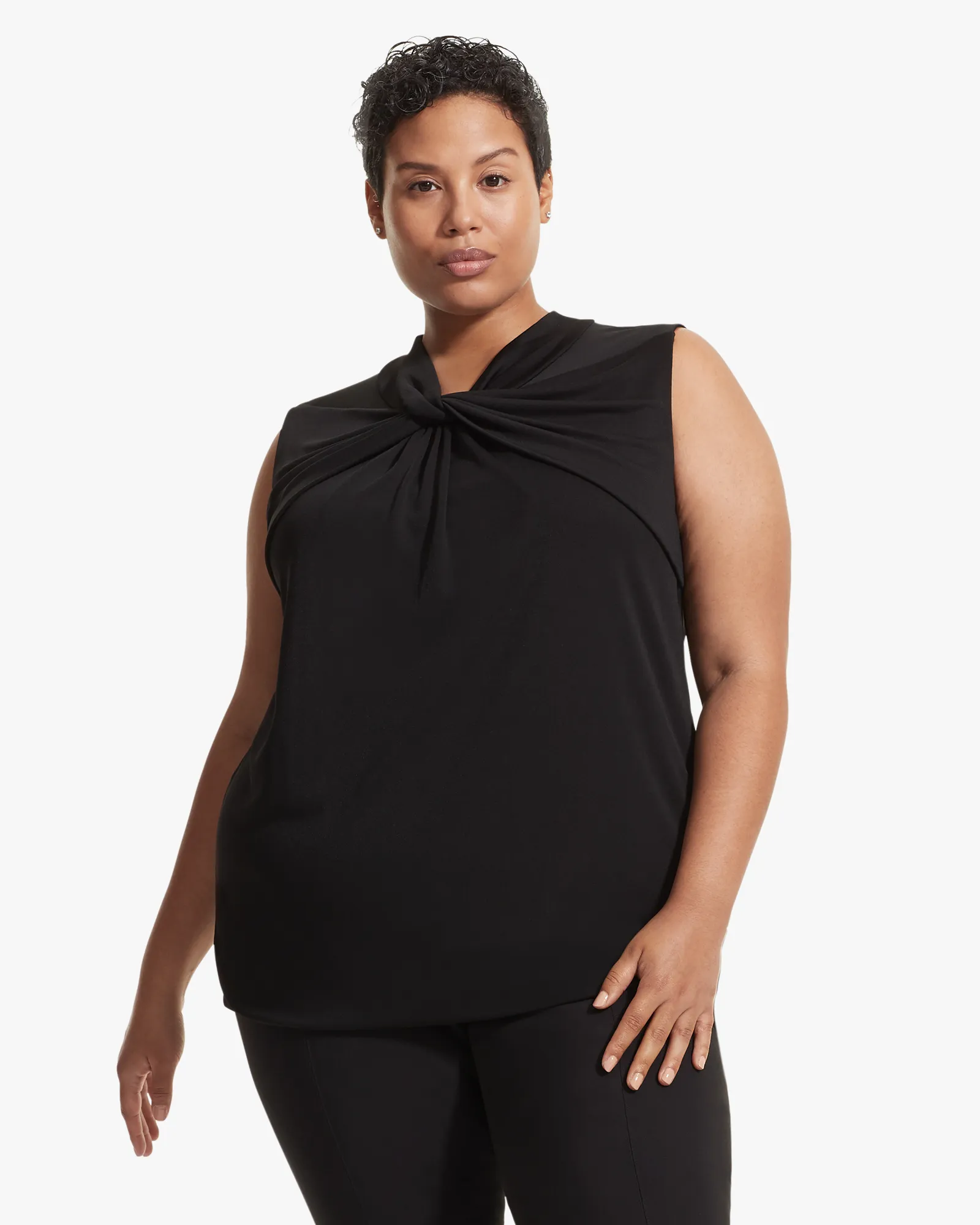 Walters Sleeveless Top | Black