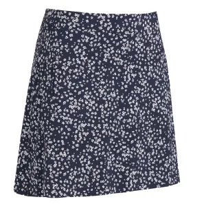 Womens Cherry Blossom Silky Tech Nylon A-Line Skort Twilight - SS24